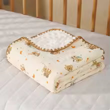 Couverture bébé motif koala lune étoile