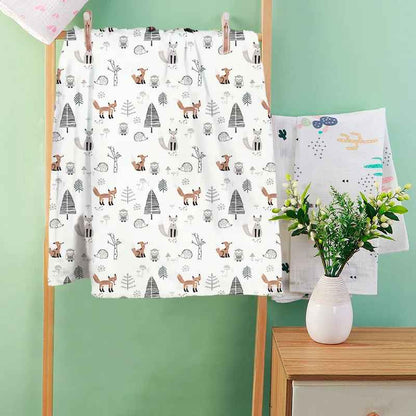 couverture bebe suspendu motif renard